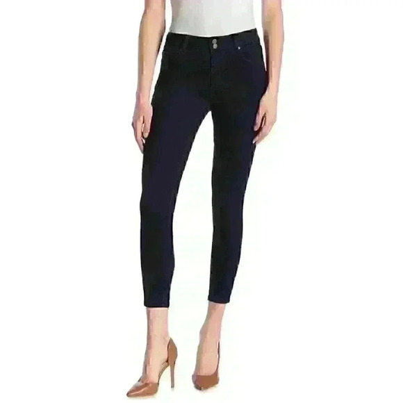 Tahari Women's Plus Size 24W Charlotte Seta-Silk Denim Skinny Jeans NWT … - Picture 2 of 2